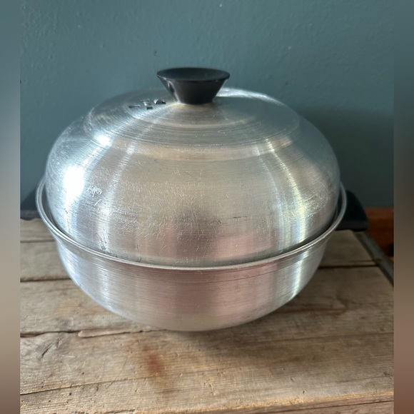 Mirro | Kitchen | Vintage Mirro Aluminum Steamer Pot With Handles And ...